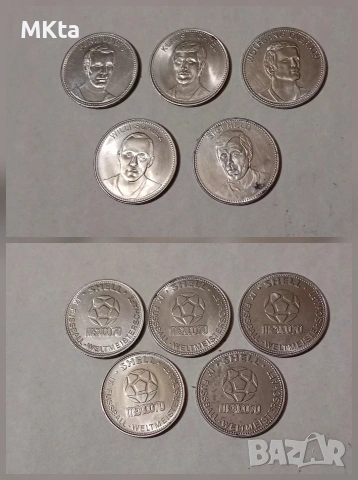 Голяма колекция жетони с Футболисти, снимка 3 - Колекции - 53587484