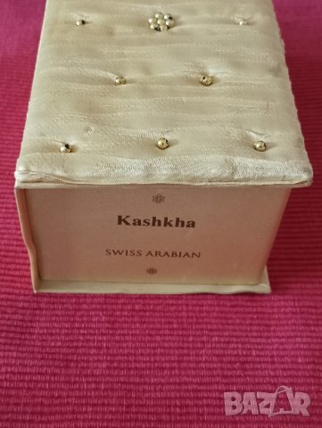 Шише от парфюм с кутия и остатък от парфюма,Kashkha. , снимка 5 - Дамски парфюми - 43379037