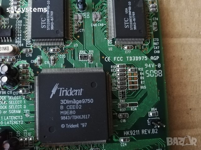 Видео карта VGA Trident 3Dimage 9750 4MB AGP, снимка 6 - Видеокарти - 33109596