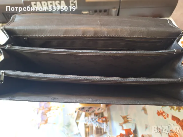 Кожена дипломатическа чанта, снимка 4 - Чанти - 47322657