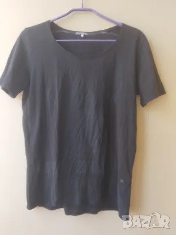 G-STAR RAW 100% оригинална дамска черна тениска, снимка 4 - Тениски - 49422803