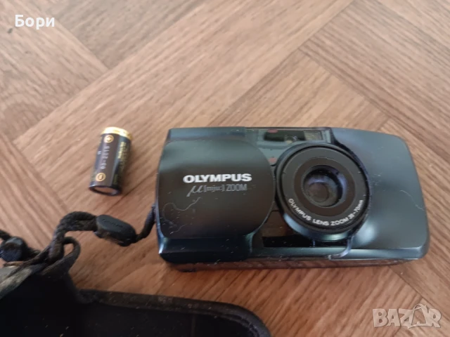 OLYMPUS mju ZOOM лентов фотоапарат, снимка 3 - Фотоапарати - 50704684
