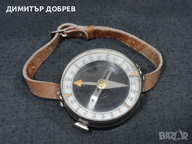 СТАР РЕТРО СОЦ СССР БАКЕЛИТОВ РЪЧЕН КОМПАС