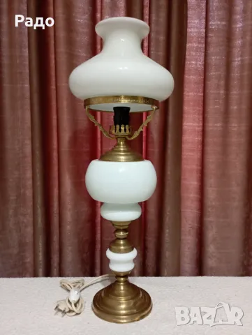 Комплект от две големи старинни красиви лампи - лампа, снимка 2 - Антикварни и старинни предмети - 50090392