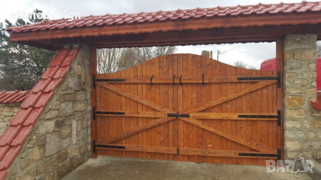 Изработвам дървени порти и огради, снимка 4 - Дърводелски услуги - 44018117