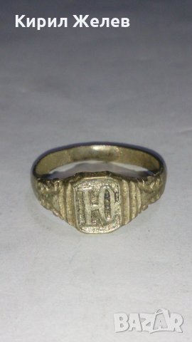 Стар пръстен уникат над стогодишен сачан - 73501, снимка 1 - Антикварни и старинни предмети - 28987026