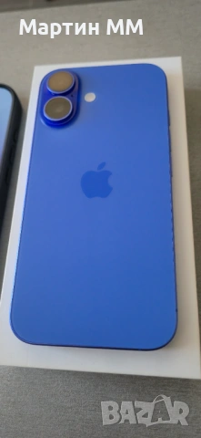 iPhone 16, 128GB, Ultramarine КАТО НОВ, снимка 3 - Apple iPhone - 53091216