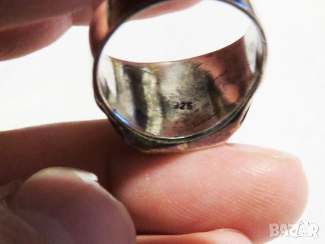 Мъжки сребърен пръстен, Старинен сребърен пръстен с викингски възел - символът на вечноста сребро, снимка 6 - Пръстени - 33099167