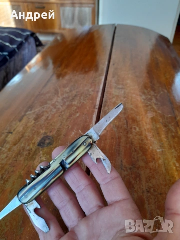 Стар джобен нож,ножче,ножка #176, снимка 7 - Други ценни предмети - 53433439