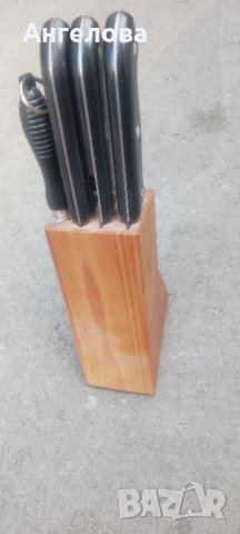 Комплект ножове с поставка Елит, снимка 2 - Други - 43363525