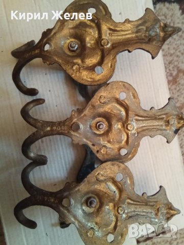 Закачалки стари бронзови 34205, снимка 4 - Колекции - 38815426