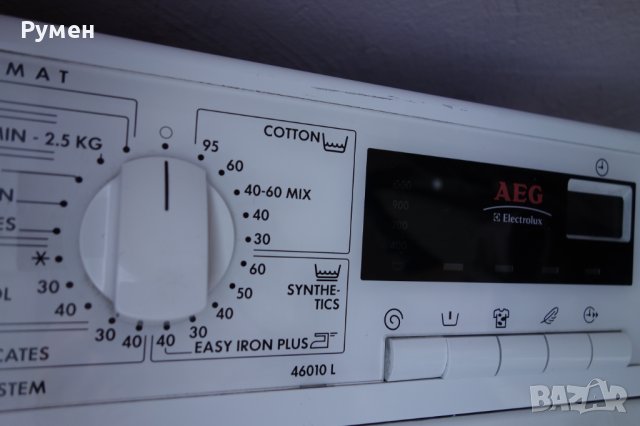   Перална машина AEG/Electrolux 46010L  - за профилактика, снимка 4 - Перални - 37289812