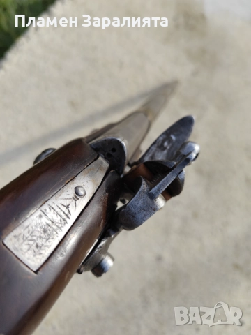 Автентична кремъчна дамаскова пушка, снимка 12 - Антикварни и старинни предмети - 52891453