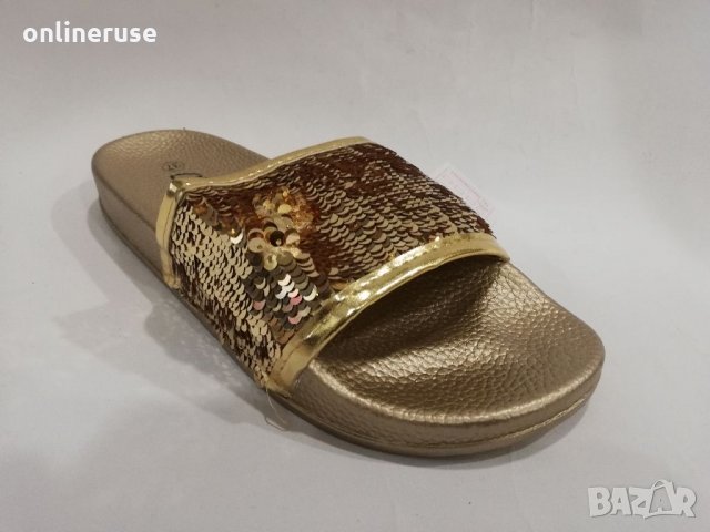 Дамски чехли брокат , снимка 1