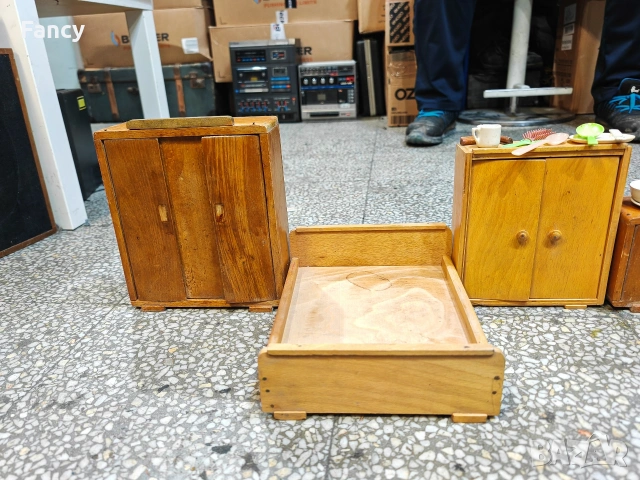 Стари дървени аксесоари за кукли, снимка 3 - Колекции - 53120413