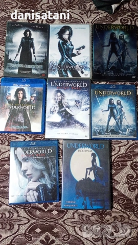 Колекция филми Dvd и Blu ray ,,Подземен свят,,/,,Underworld,,