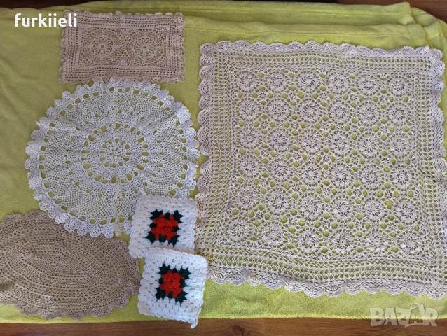 ръчно плетени на една кука 