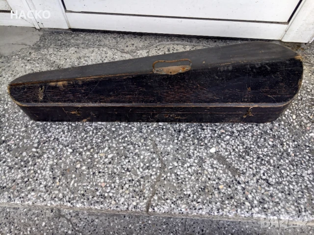 ЛЯТНА ЦЕНАСтар Дървен Куфар за Цигулка, снимка 5 - Антикварни и старинни предмети - 51019680