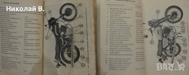 Книги инструкция за експлуатация на МЗ  ЕТЗ 250 на Български и Испански, снимка 8 - Специализирана литература - 36872474