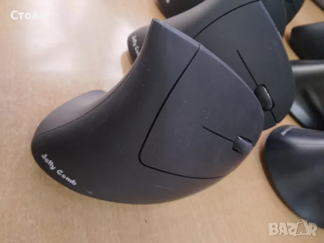 Безжична вертикална мишка за дясна ръка, снимка 2 - Клавиатури и мишки - 48402721