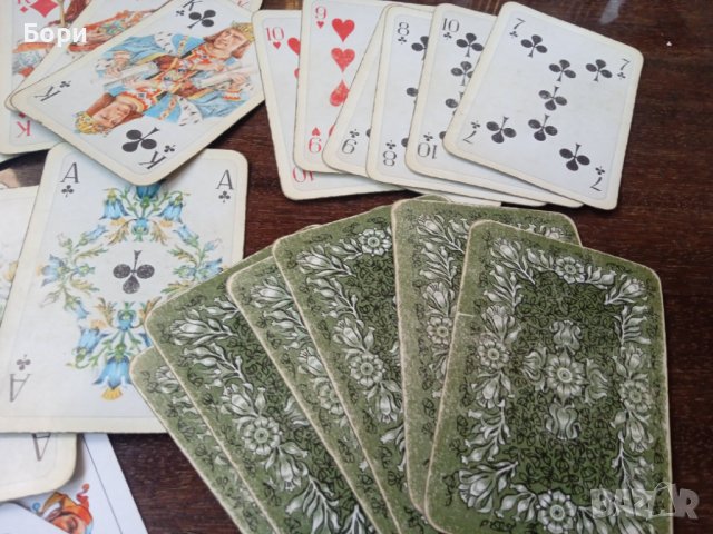 Rokoko / зелен гръб Карти за игра, снимка 5 - Карти за игра - 39666902