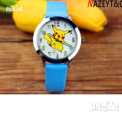 Пикачу Pokemon Покемон детски син ръчен часовник