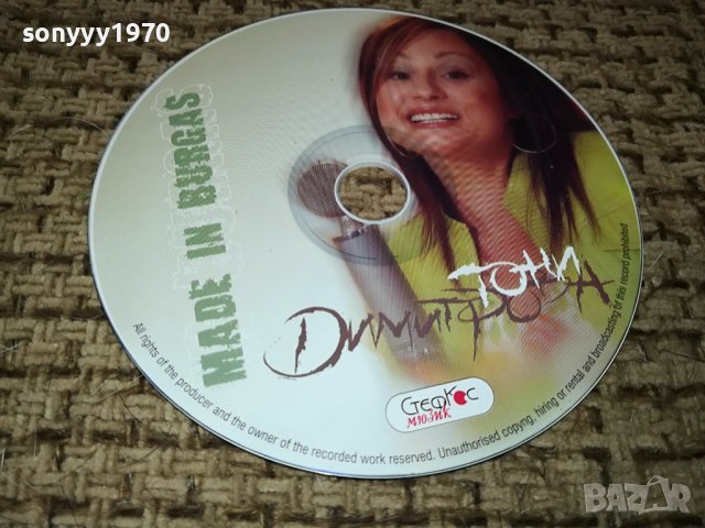 ТОНИ ДИМИТРОВА ЦД 0512231210, снимка 4 - CD дискове - 43282180