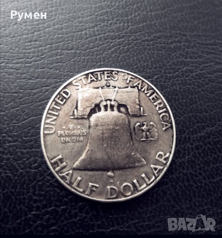 Half Dollar D-USA-1963г.Сребро!, снимка 3 - Нумизматика и бонистика - 35668527