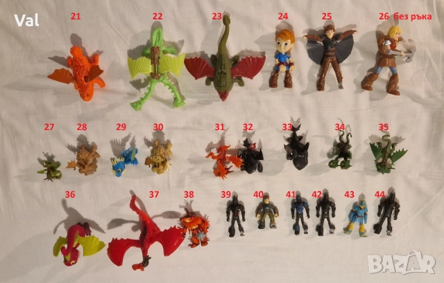 Фигурки на дракони „How To Train Your Dragon“ и Динозаври, снимка 11 - Фигурки - 50407656