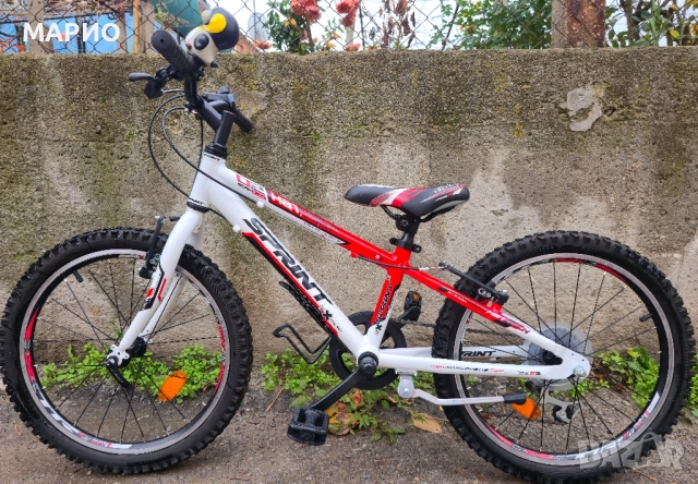 Алуминиев Детски велосипед 20цола 6 скорости палцови команди Перфектен, снимка 2 - Велосипеди - 52523620