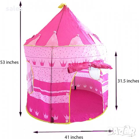 Детска палатка замък за игра - къщичка, снимка 2 - Други - 33311756