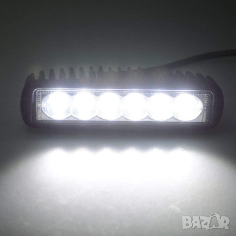 Фарове за мъгла, офроуд светлини, водоустойчиви, автомобил, камион, джип, трактор, LED лампи 12V 24V, снимка 4 - Аксесоари и консумативи - 53105869