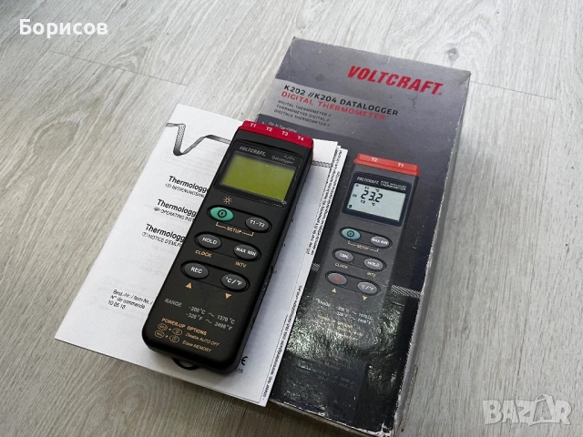 Термометър логер Voltcraft k204