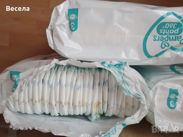 202 броя Pampers pants 360, размер 3, снимка 5 - Пелени, памперси - 49336983