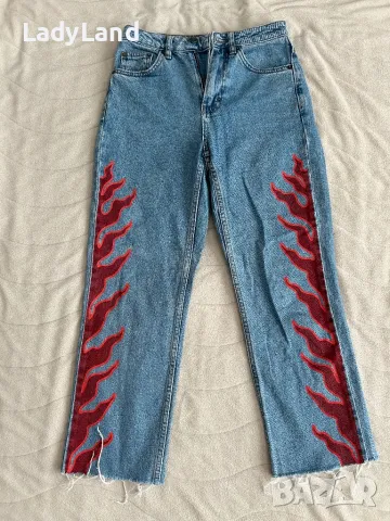 Дънки “Mommy jeans” , снимка 2 - Дънки - 47815515