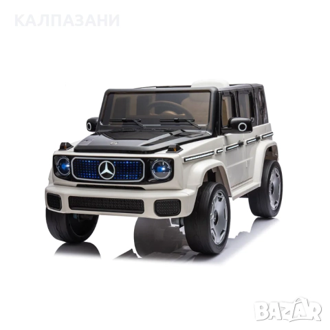 Акумулаторен джип MERCEDES BENZ JJ2088 с родителски контрол 12V Бял, снимка 3 - Коли, камиони, мотори, писти - 51665057