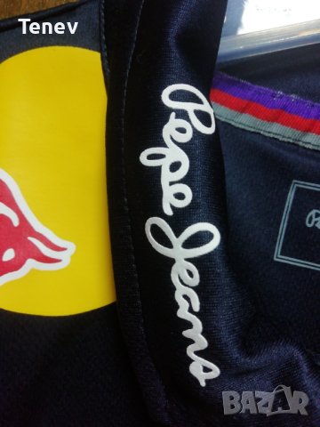 Pepe Jeans London Red Bull Racing F1 Infiniti оригинална тениска фланелка L Ред Бул, снимка 13 - Тениски - 43275433