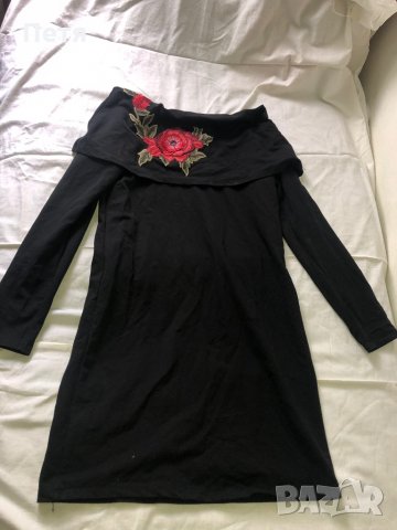Дамска черна рокля, снимка 1