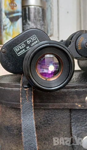 Бинокъл БПЦ5 8х30 СССР, снимка 4 - Екипировка - 53304079
