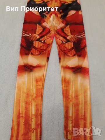 Златен клин с мадама и жезъл. ефектен принт. Дълъг , еластичен, елегантен. , снимка 7 - Клинове - 37408164