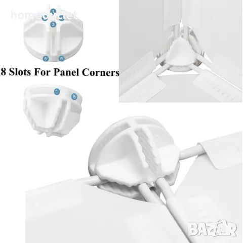 Предпазна ограда/кошара с многофункционално приложение за дребни домашни любимци LANGXUN X000U8U1UT, снимка 4 - Други стоки за животни - 47942693