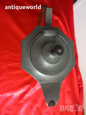 19 Век Изключителна Рядка КАНА, Чайник, снимка 3 - Антикварни и старинни предмети - 51136461