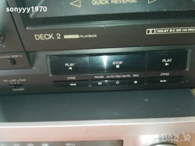 TECHNICS DUAL REC DECK+SONY VINTAGE RECEIVER 260924, снимка 3 - Ресийвъри, усилватели, смесителни пултове - 47363980