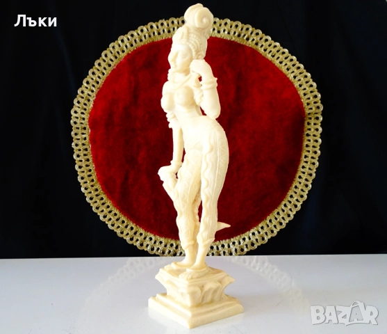 Статуетка,фигура,жена,фея,голо тяло,азиатска танцьорка. , снимка 7 - Статуетки - 51781421