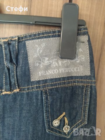 НАМАЛЕНА Дамска дънкова пола Franco Ferucci , снимка 3 - Поли - 40163679