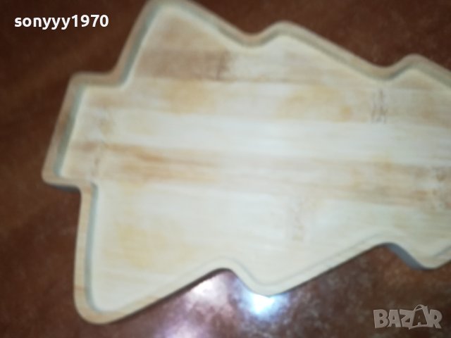 коледна елха дъска поднос чиния 30х20см 2312231353, снимка 6 - Антикварни и старинни предмети - 43524764