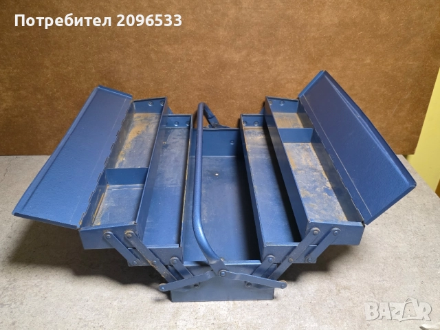 Немска метална кутия - 54х21х21, снимка 2 - Куфари с инструменти - 52081272