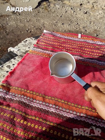 Старо алуминиево джезве #5, снимка 5 - Други ценни предмети - 27349435