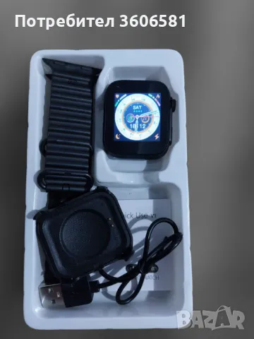 Smart Watch S8 Ultra /с 2 каишки/мониторинг на здраве, блутуут разговори, , снимка 5 - Смарт гривни - 48695633