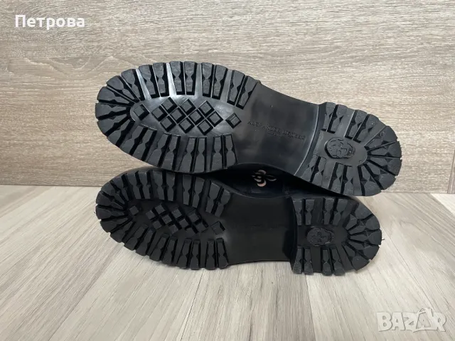 Alexander Mcqueen кожени боти 37 Оригинал, снимка 6 - Дамски боти - 48726579